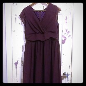Burgandy Dress